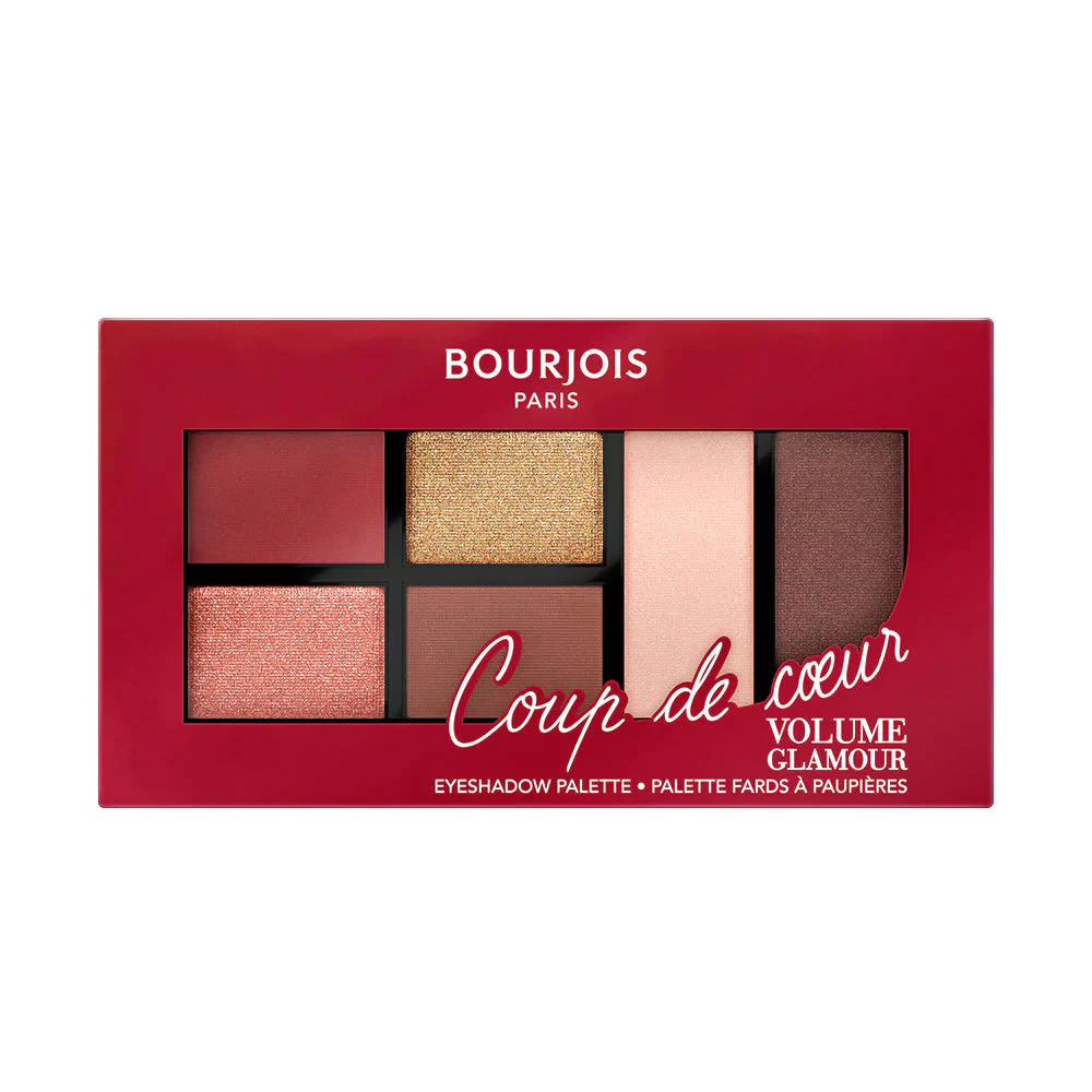 Bourjois Volume Glamour Παλέτα Σκιές Ματιών 01 Coup de Coeur 8.4gr