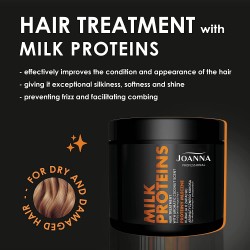 Joanna Professional Milk Proteins conditioner Θεραπεία Για Ξηρά Και Κατεστραμμένα Μαλλιά 500gr