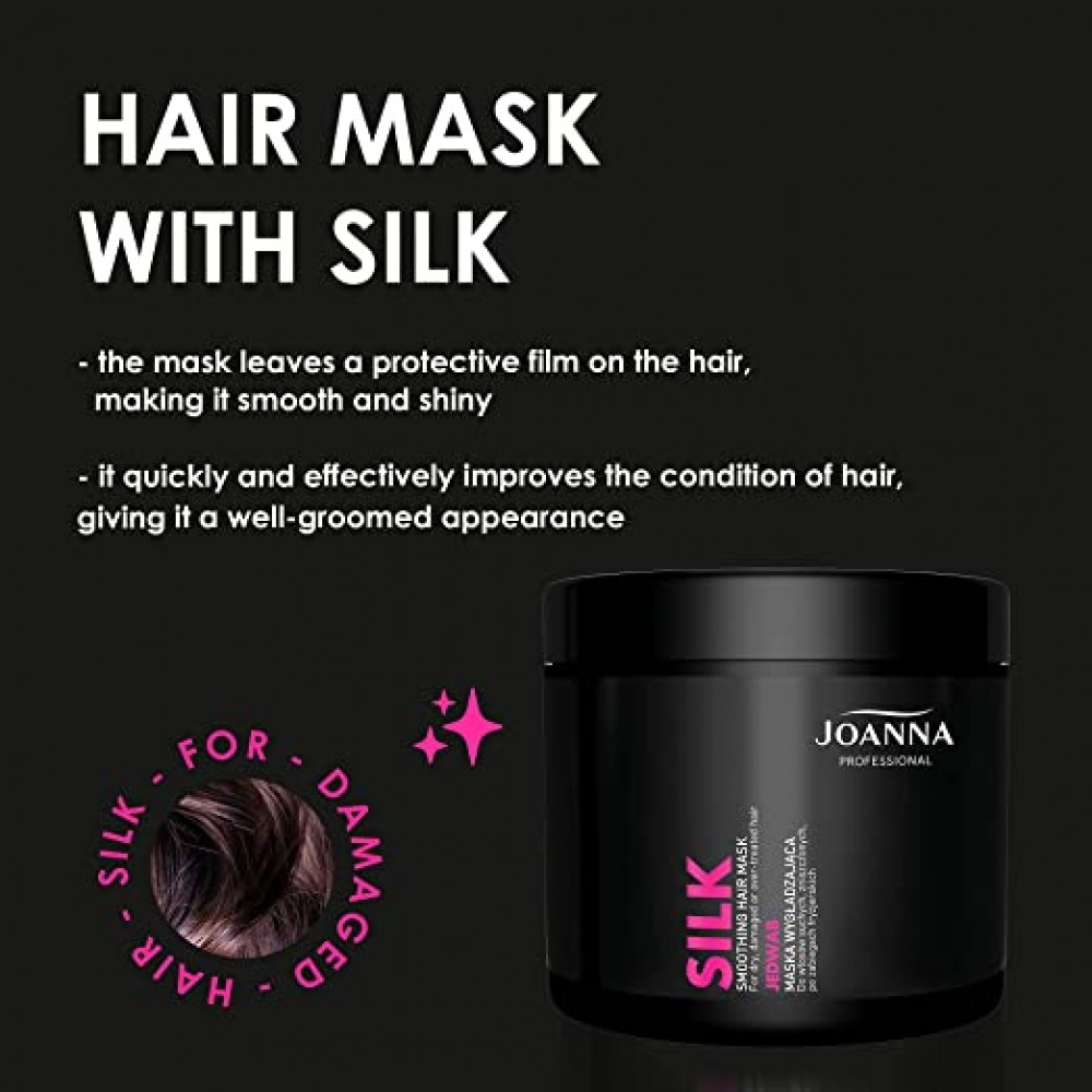Joanna Professional Silk Μάσκα Λείανσης Για Ξηρά Και Κατεστραμμένα Μαλλιά 500gr