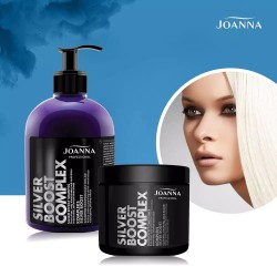 Joanna Professional Silver Boost Complex Hair conditioner Κοντίσιονερ Εξουδετέρωσης Κίτρινων Αποχρώσεων 500gr