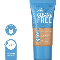 Manhattan Clean & Free Make Up 31 Soft Ivory 30ml