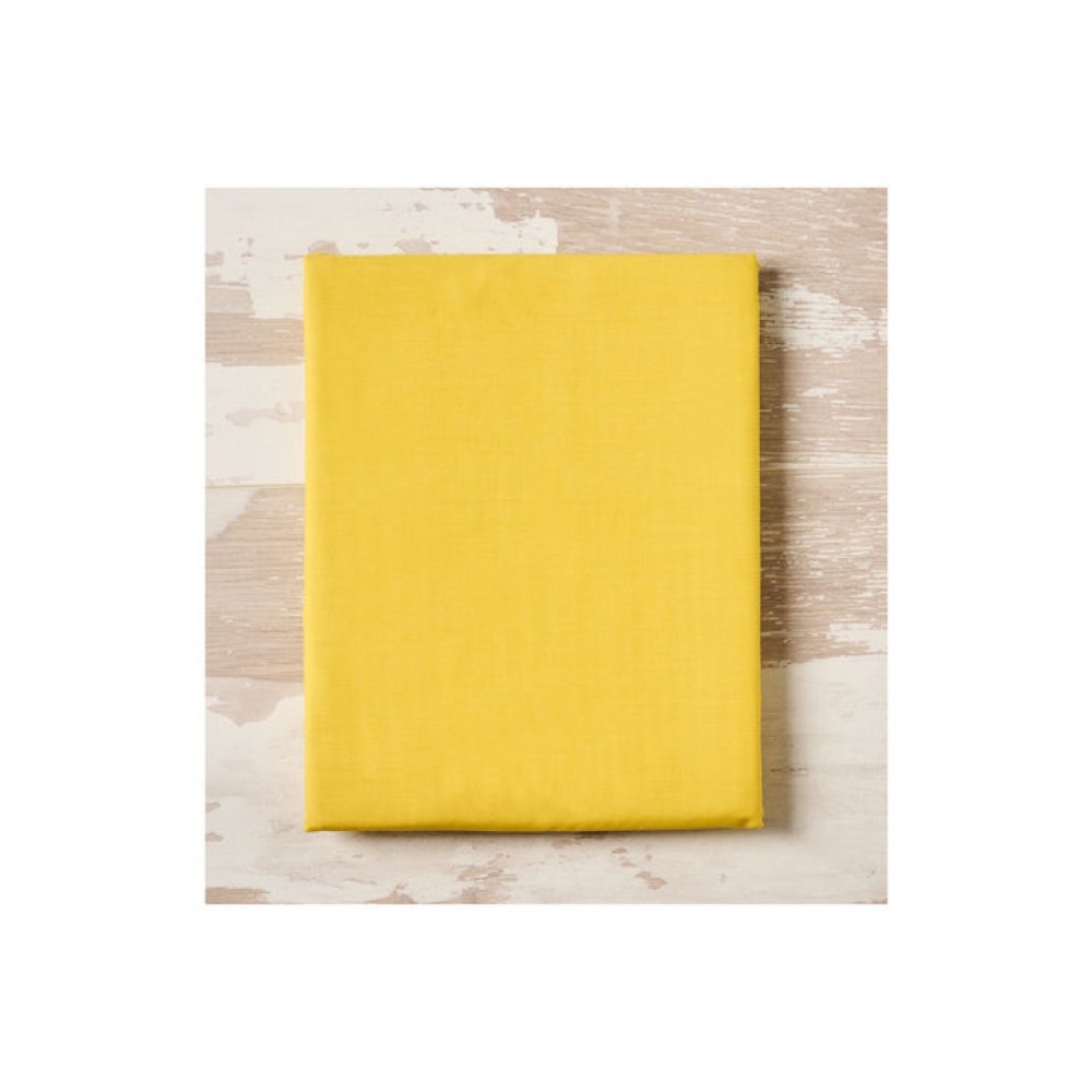Κίτρινη Μαξιλαροθήκη Με Φερμουάρ 100% Βαμβακερή 80x40