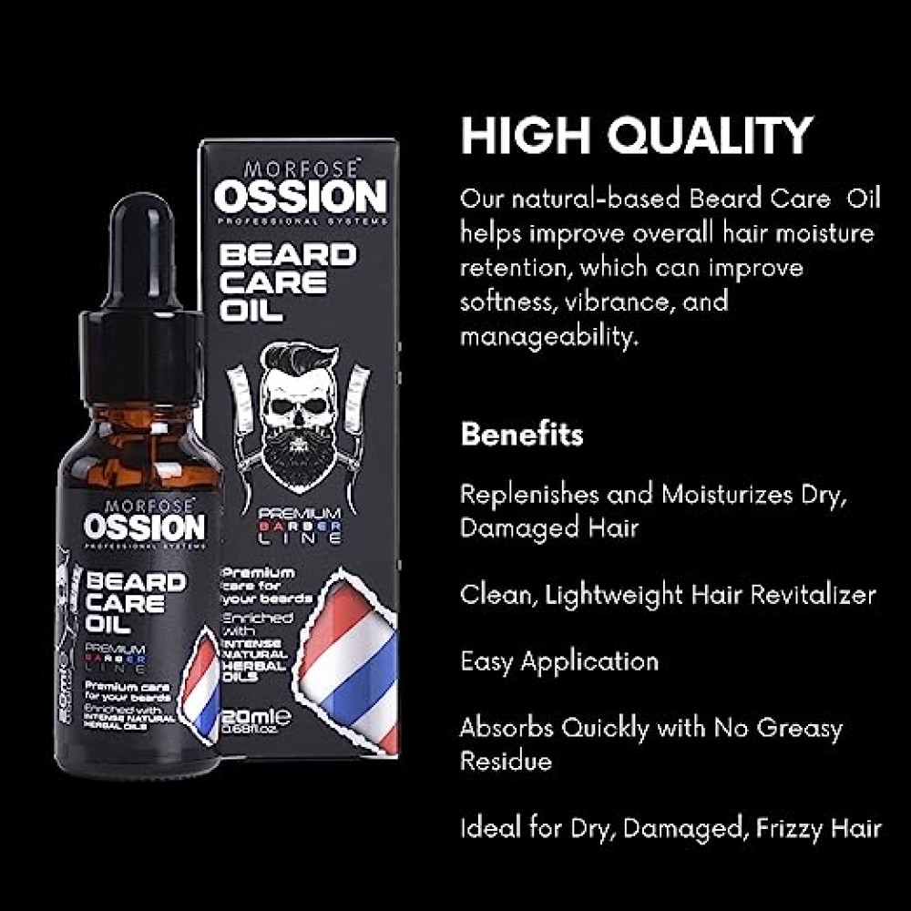 Morfose Ossion Beard Care Oil Λάδι Περιποίησης για Γένια 20ml