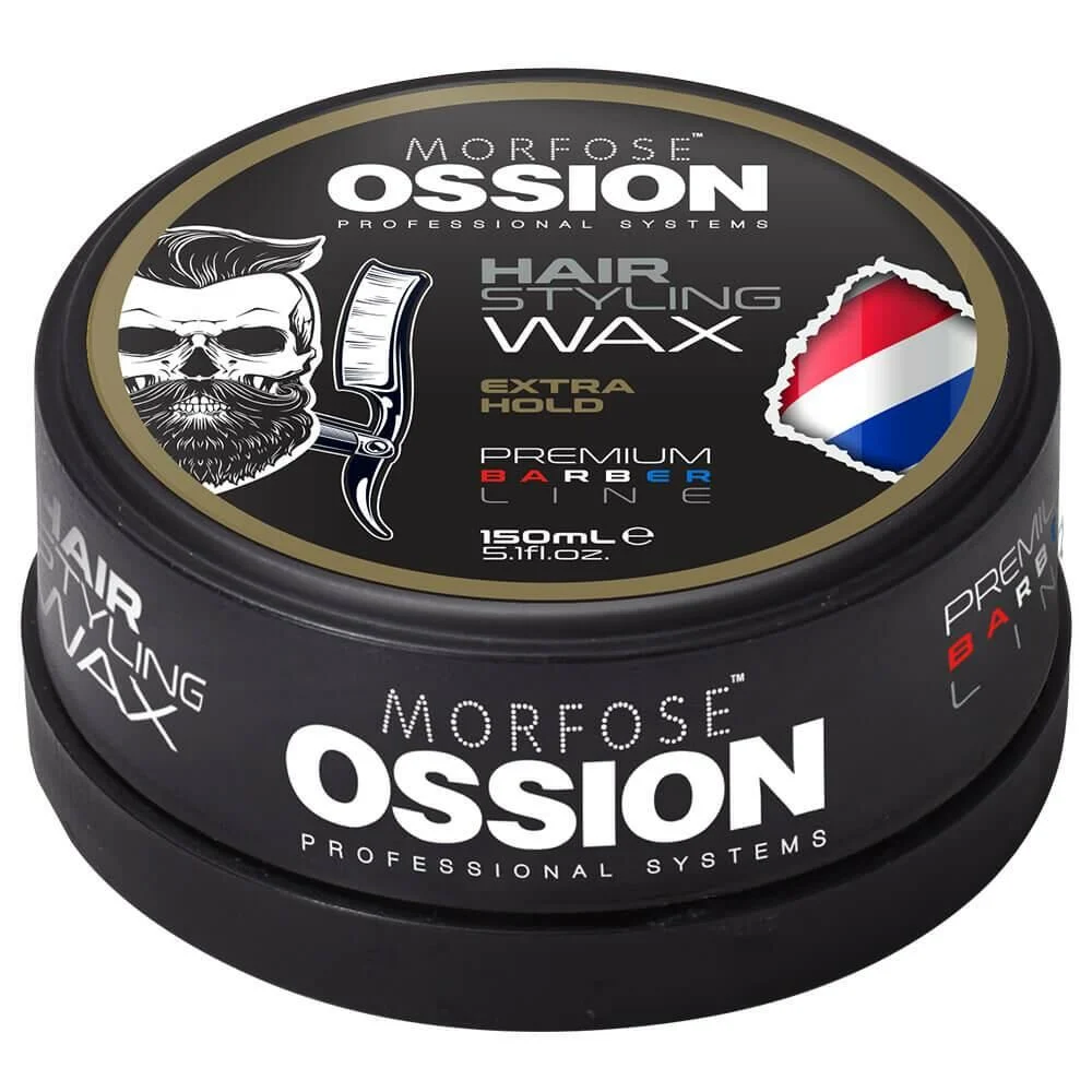 Morfose Ossion Hair Styling Wax Extra Hold Κερί μαλλιών για Έξτρα Δυνατό Κράτημα και Λάμψη 150ml