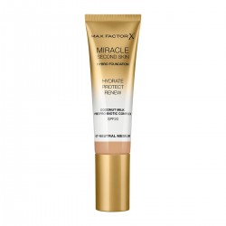 Max Factor Miracle Second Skin 07 Neutral Medium  - Make up για φυσικό αποτέλεσμα 30ml