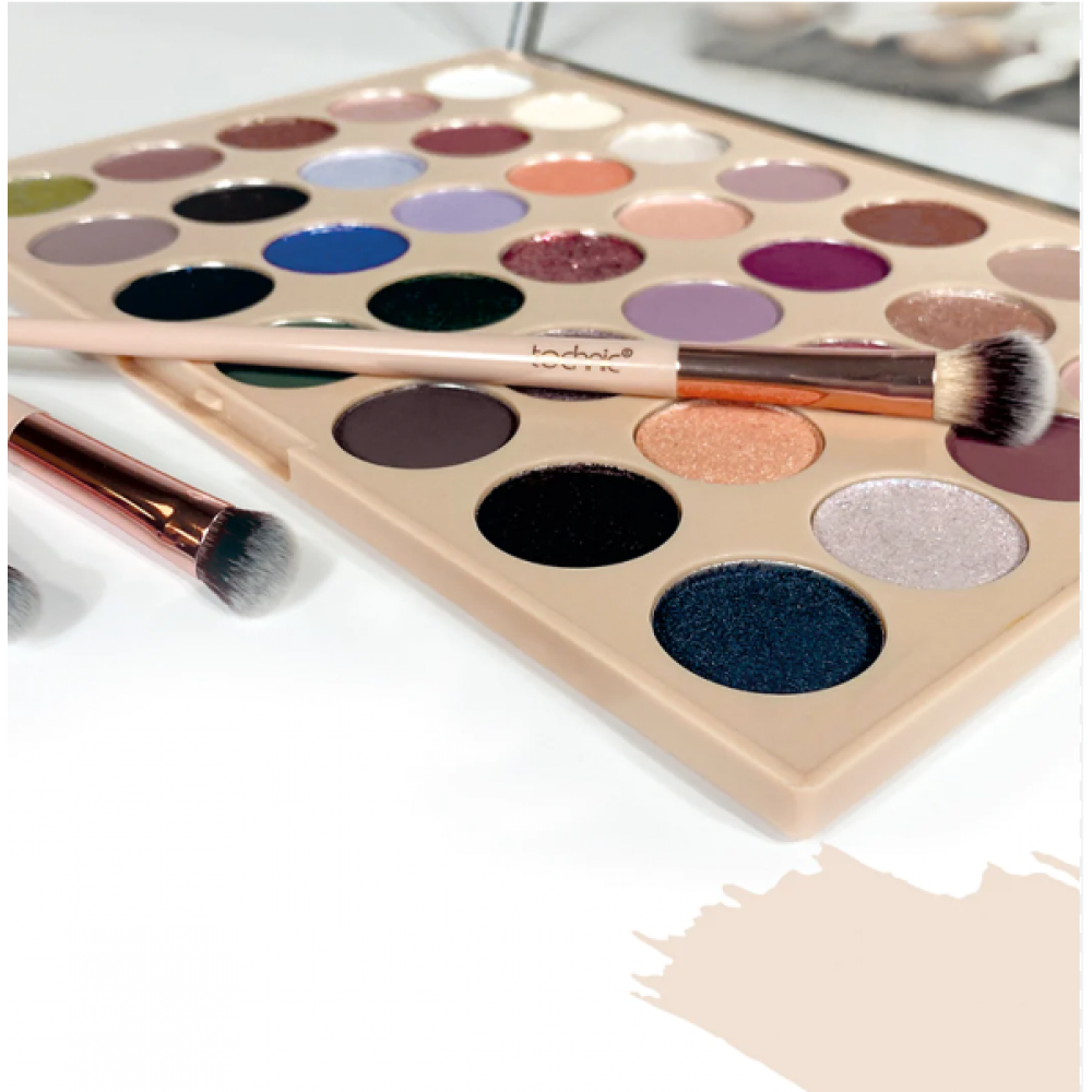Technic Cosmetics Santorini pressed pigment palette pack and 3 brush set