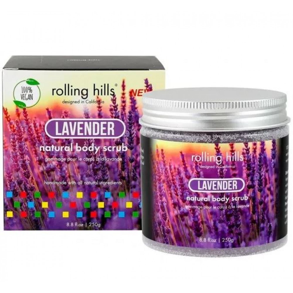 Rolling Hills Natural Lavender Body Scrub 280g