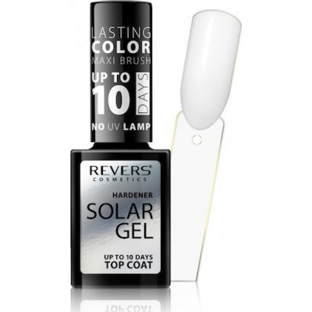 Revers Cosmetics Top Coat Ημιμόνιμο Solar Gel 12ml