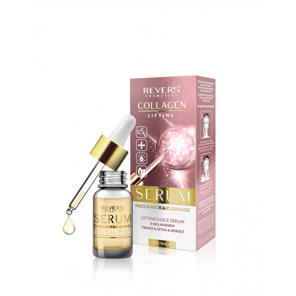 Revers Lifting serum for face, neck and cleavage - Collagen Ορός για πρόσωπο και λαιμό με Κολλαγόνο 10ml