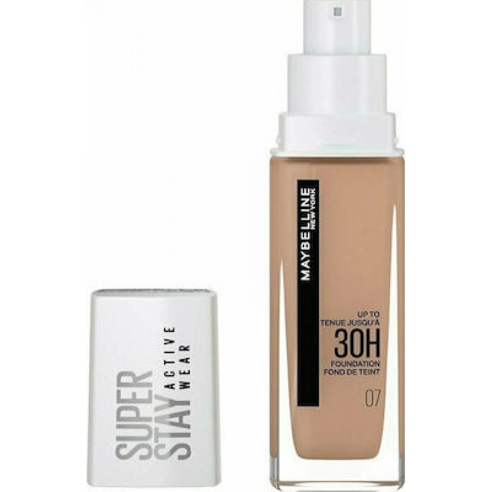 Maybelline Super Stay 30Η Full Coverage Foundation 07 Classic Nude 30ml