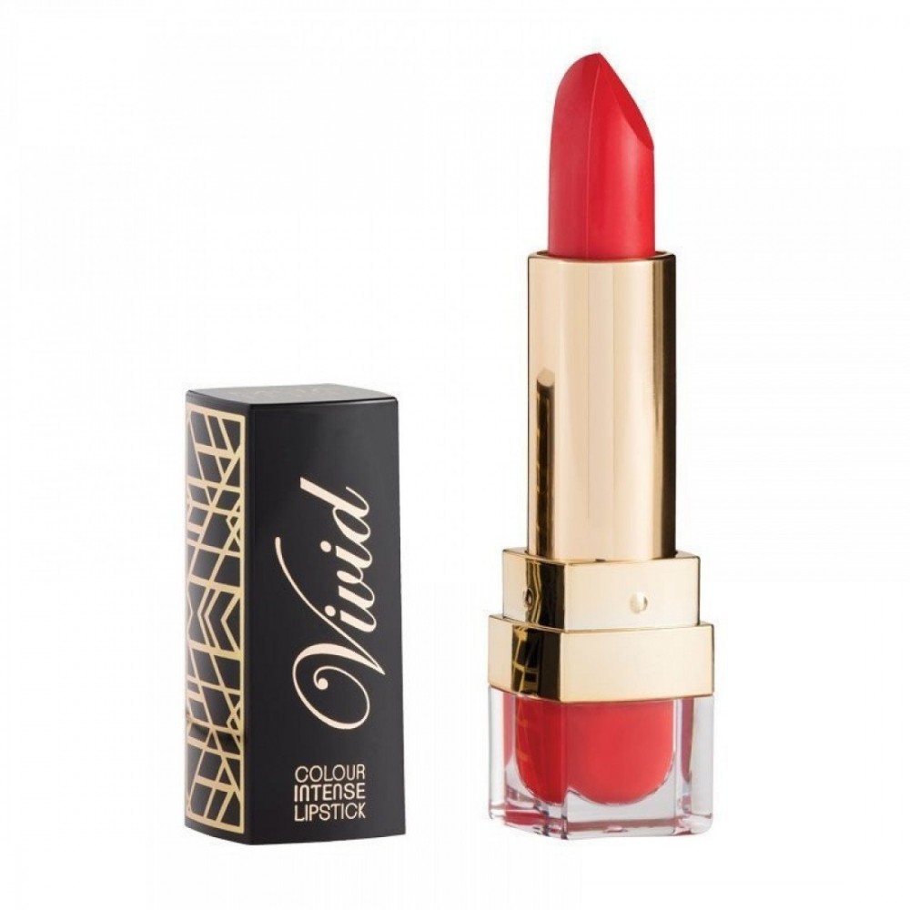 MUA Luxe Vivid Colour Intense Lipstick - κραγιόν με πλούσιο χρώμα Hot Chili 3g