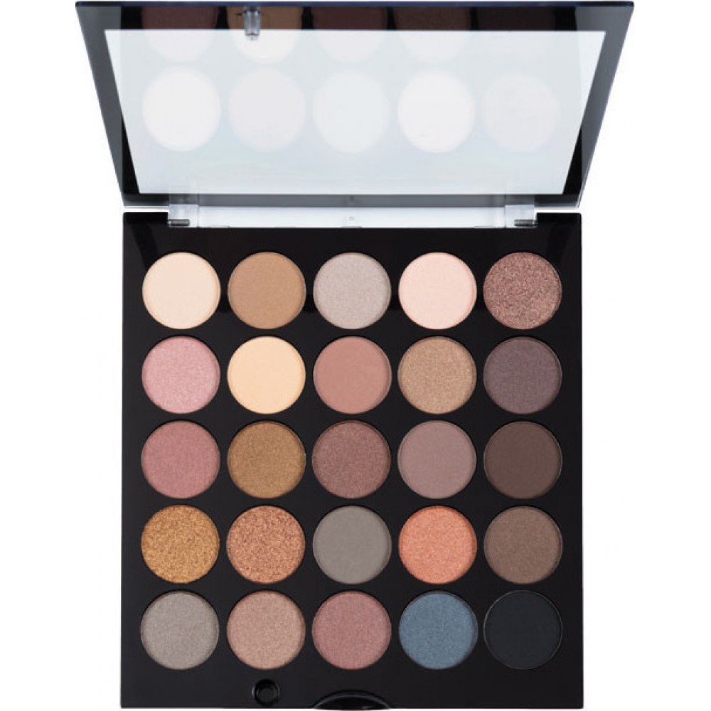 MUA 25 Shade Eyeshadow Palette Ultimate Undressed Παλέτα με 25 Σκιές ματιών 17g