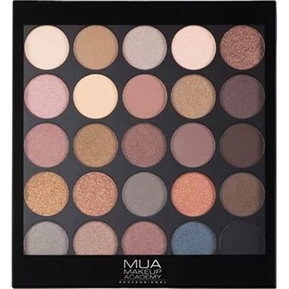MUA 25 Shade Eyeshadow Palette Ultimate Undressed Παλέτα με 25 Σκιές ματιών 17g