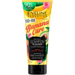 Eveline Food For Hair Banana Care Shampoo Σαμπουάν Μαλλιών 250ml