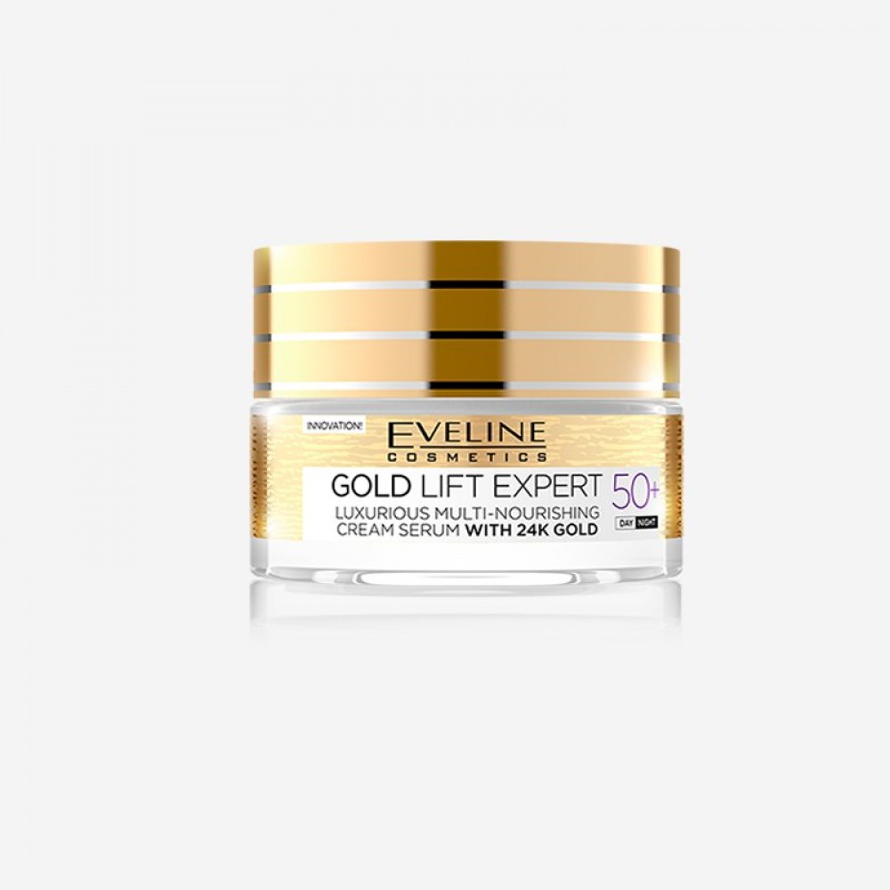 Eveline Gold Lift Expert 50+ Luxurious Firming Cream Serum Κρέμα Ημέρας/Νύχτας 50ml