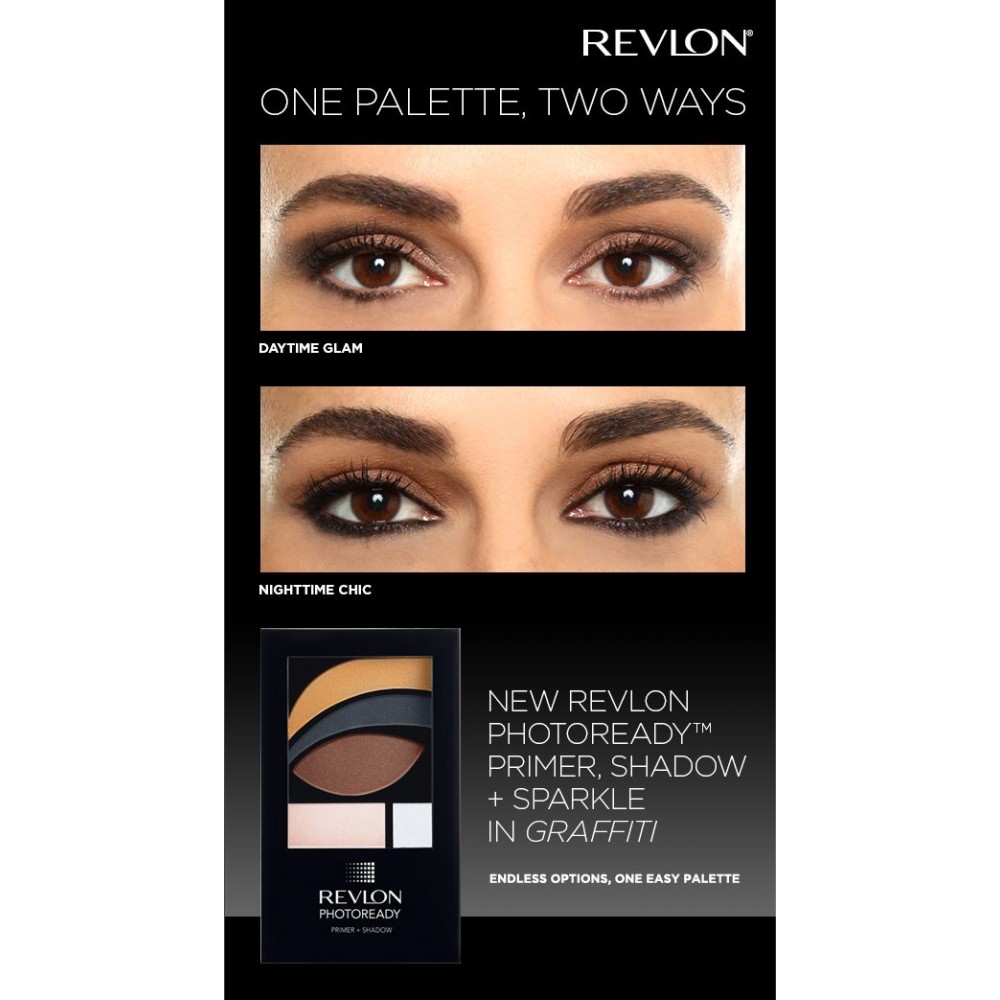 Revlon Photoready Primer Shadow & Sparkle Παλέτα Σκιών 2,8gr 501 Metropolitan