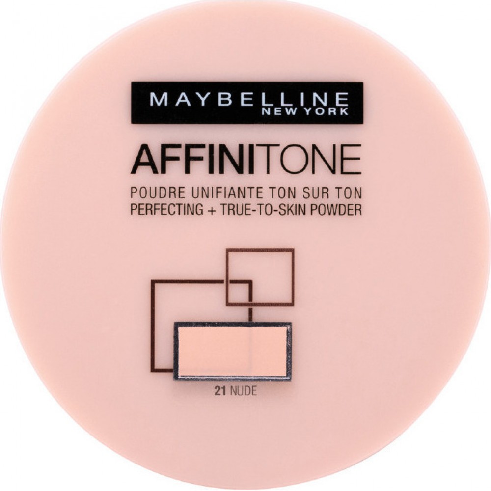 Maybelline Affinitone Tone-on Tone Powder 21 Nude Beige Συμπαγής πούδρα 9gr
