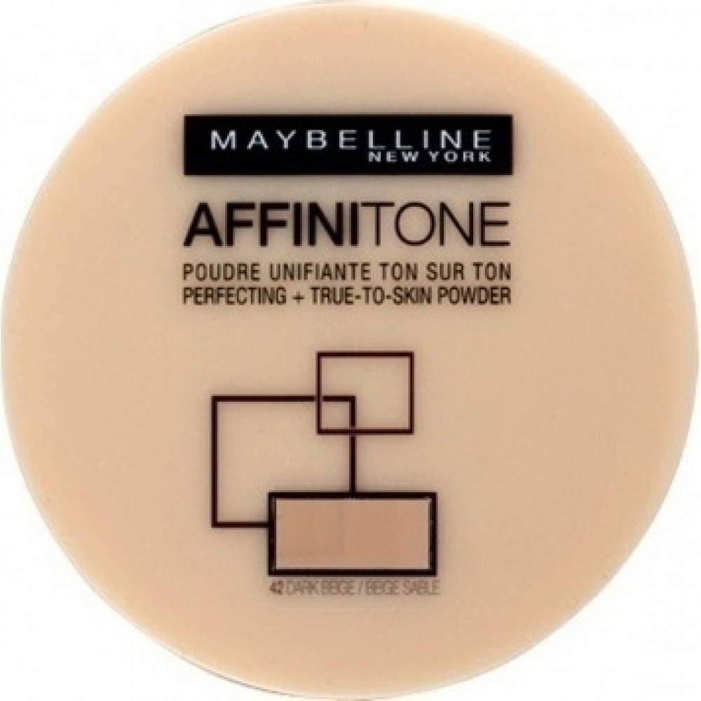 Maybelline Affinitone Tone-on Tone Powder 42 Dark Beige Συμπαγής πούδρα 9gr