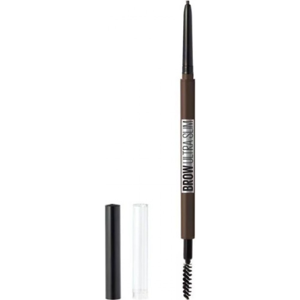 Maybelline Brow Ultra Slim Defining Eyebrow Pencil 06 Black Brown - Μολύβι Φρυδιών 9gr