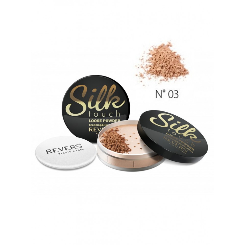 Revers Silk Touch Loose Powder Bronzing & Ilumination Πούδρα 03 8G