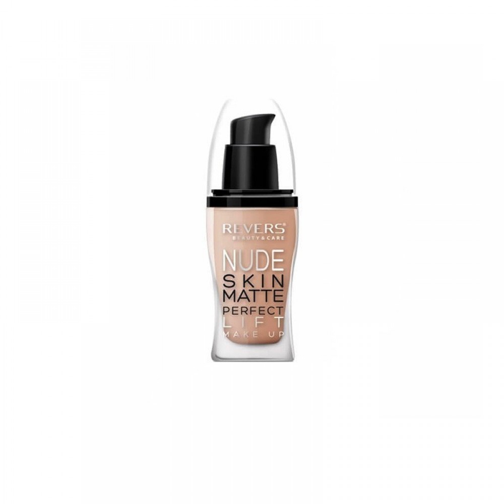 REVERS Nude Skin Matte Perfect Foundation 50 Natural- Ματ Makeup 30 ml