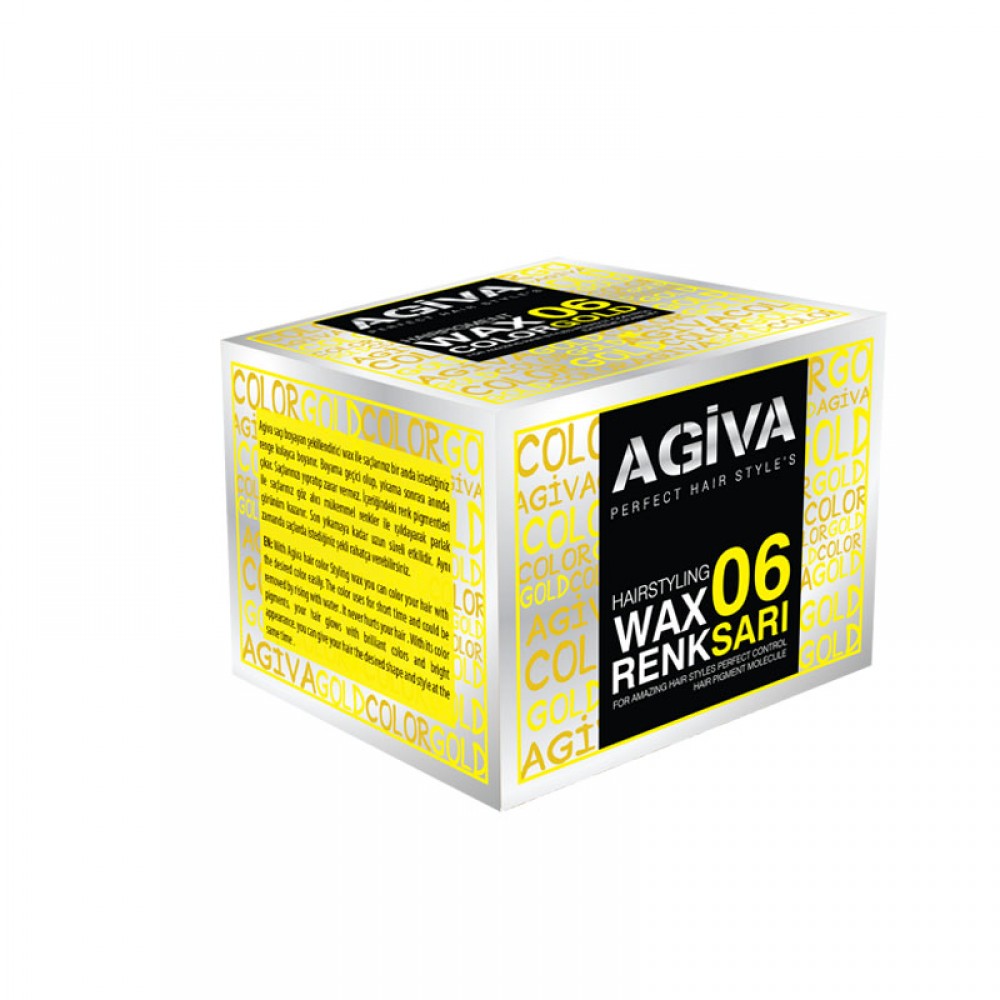 Agiva Hairpigment Color Wax 06 Χρυσό 120gr