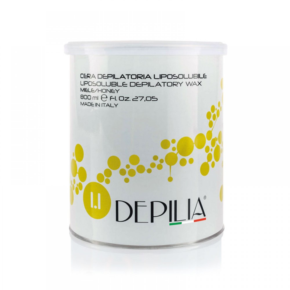 Depilia Depilation Wax Honey 800ml - (κερί αποτρίχωσης σε δοχείο-μέλι)