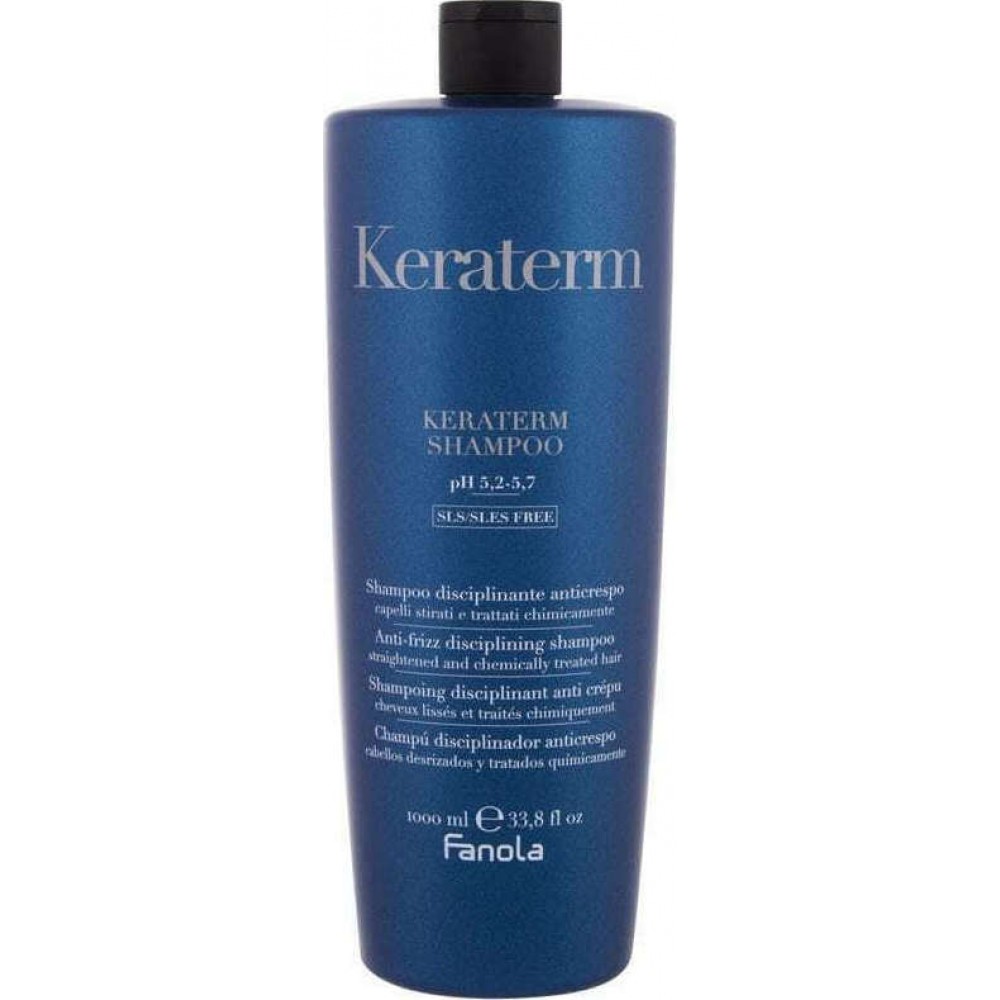 Fanola Keraterm Shampoo Σαμπουάν για  Σαμπουάν για Λείανση για Ίσια Μαλλιά 1000ml