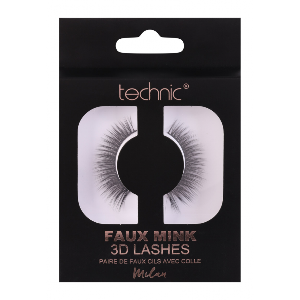 Technic Βλεφαρίδες Faux Mink 3D Lashes - Milan