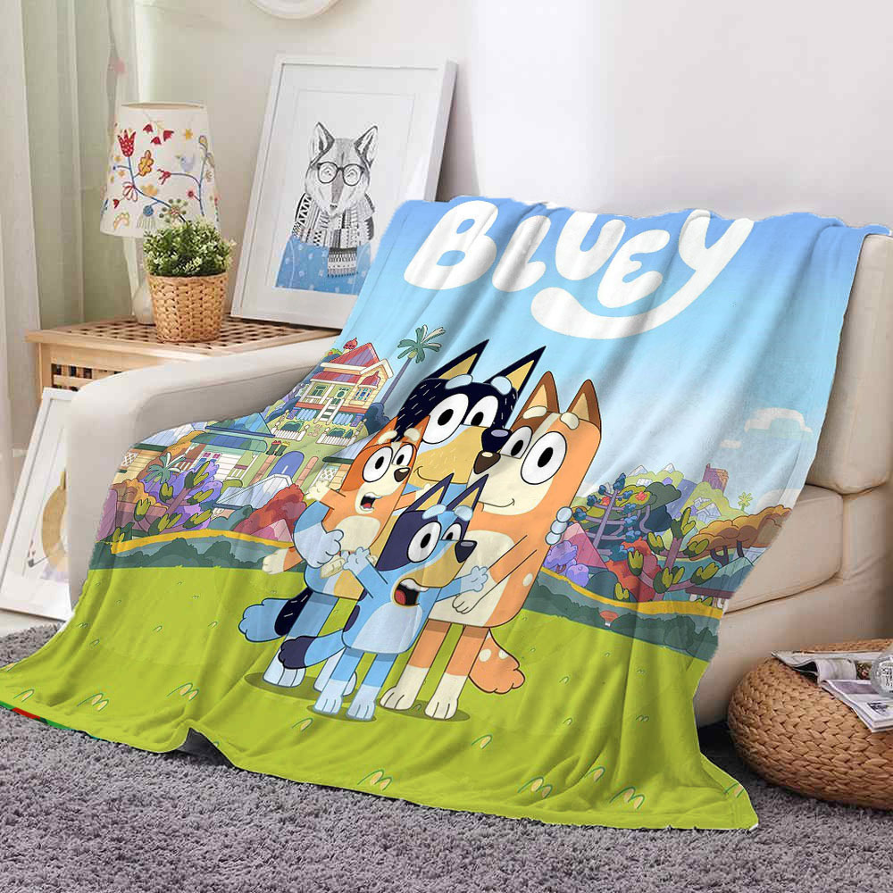 Παιδική κουβέρτα μονή   Bluey and Bingo 160x200 Νο2 