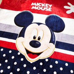 Παιδική κουβέρτα μονή  Mickey Mouse 160x200 κόκκινη 