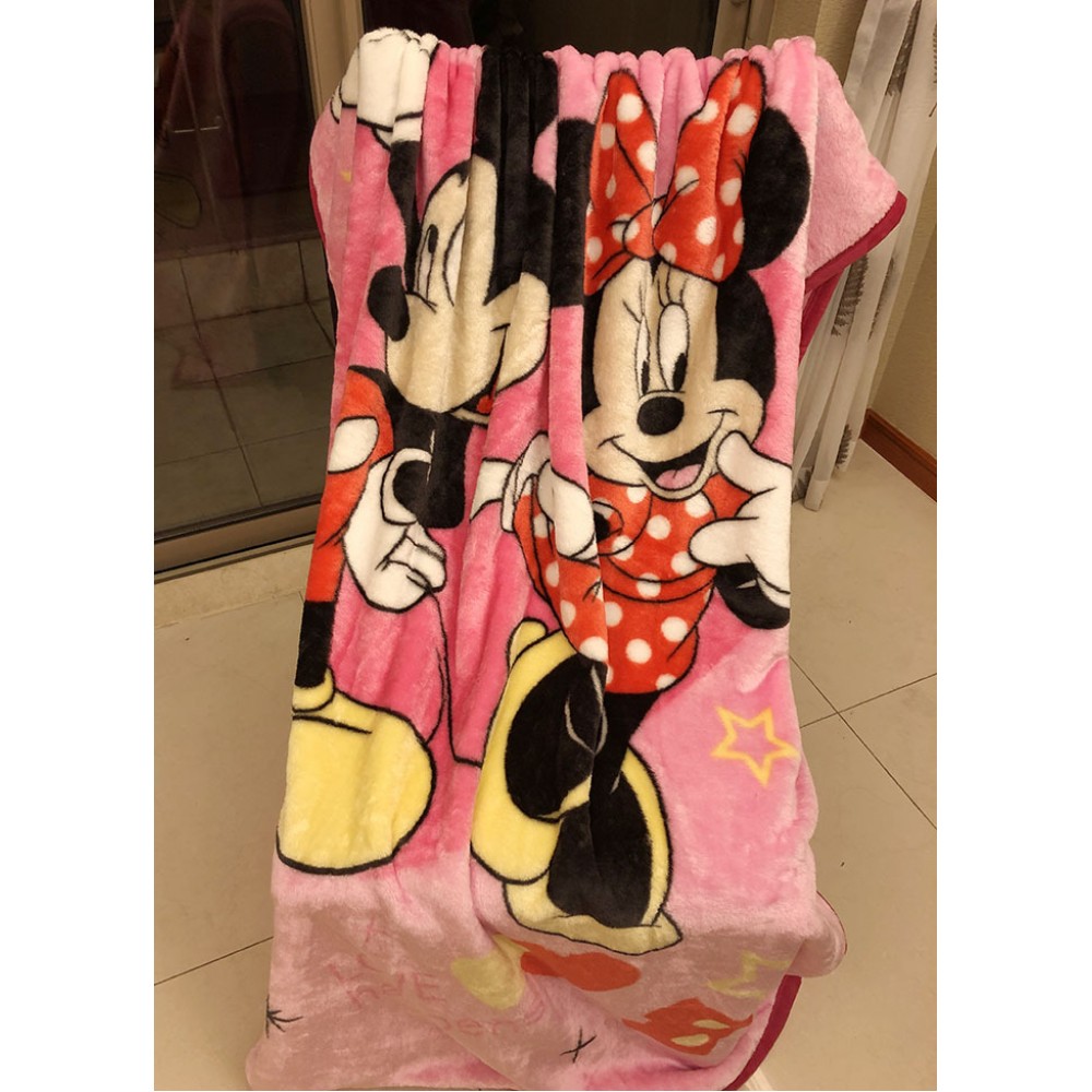 Παιδική κουβέρτα μονή   Minnie 160x200 pink