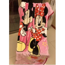 Παιδική κουβέρτα μονή   Minnie 160x200 pink
