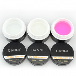 Canni Gel  pink Soak Off 15ml - (ροζ τζελ χτισίματος)
