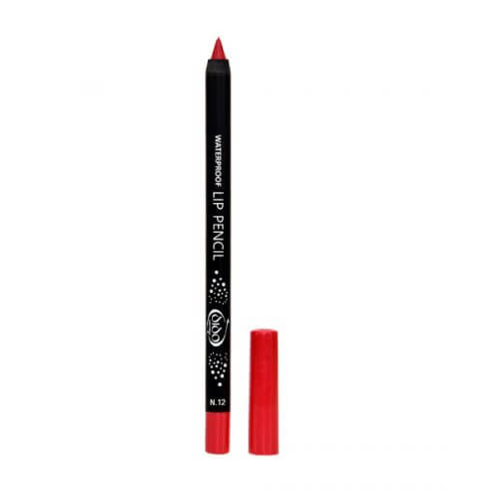 DIDO Waterproof Lip Pencil  Αδιάβροχο μολύβι χειλιών μεγάλης διάρκειας No 12