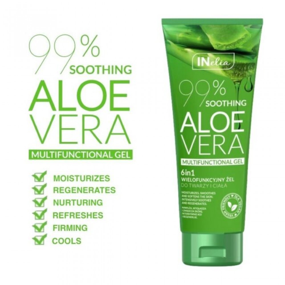 Inelia Multifunctional Gel 99% Aloe Vera 250ml