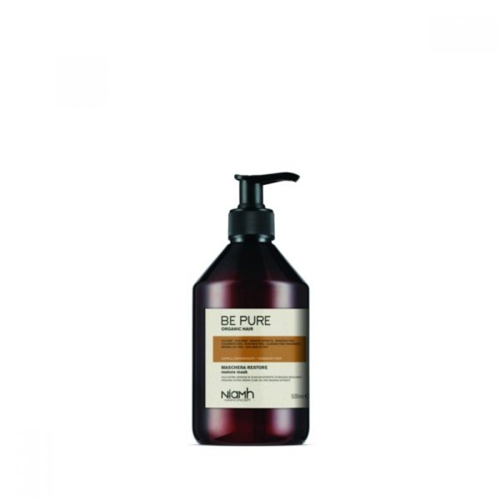 BE PURE Restore Shampoo Σαμπουάν για ταλαιπωρημένα μαλλιά 500ML