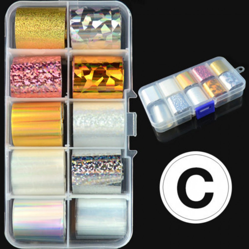 Canni Transfer Foil (C) - (ρολάκια χρυσόχαρτου για ημιμόνιμο)