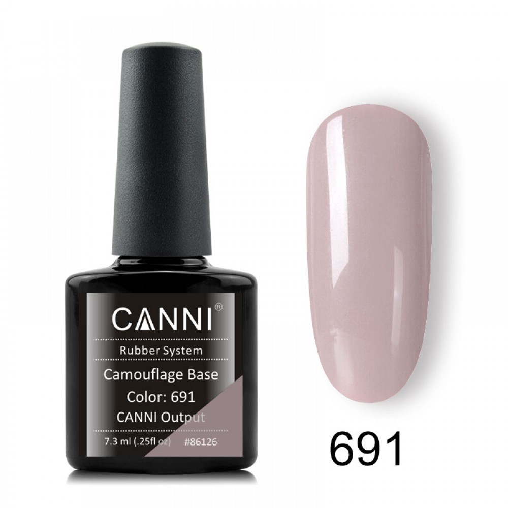 Canni Rubber Base Color (691) 7.3ml - (καουτσούκ βάση χρώματος)