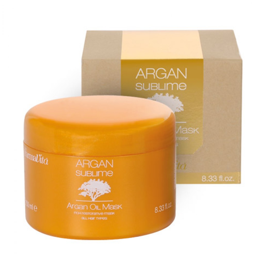 Farmavita Argan Mask  Μάσκα μαλλιών με έλαιο Argan  250ml