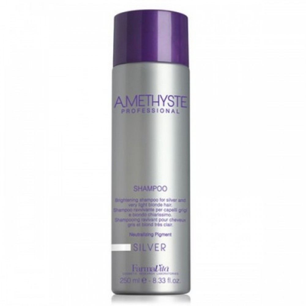Farmavita Amethyste Silver Shampoo 250ml - (σαμπουάν silver για ξανθά μαλλιά σε ψυχρές αποχρώσεις)