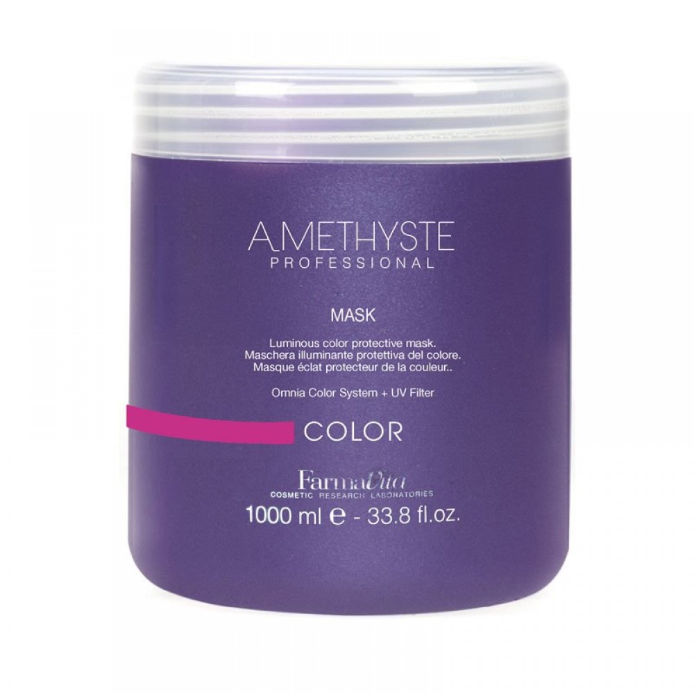 Farmavita Amethyste Color Mask 1000ml Μάσκα λάμψης και προστασίας χρώματος για βαμμένα μαλλιά