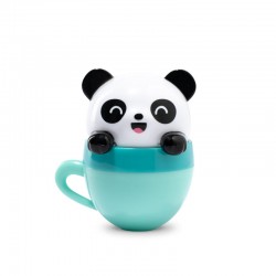 Martinelia Animals Mug Lip Balm - Panda γεύση Πράσινο Μήλο 3.1gr