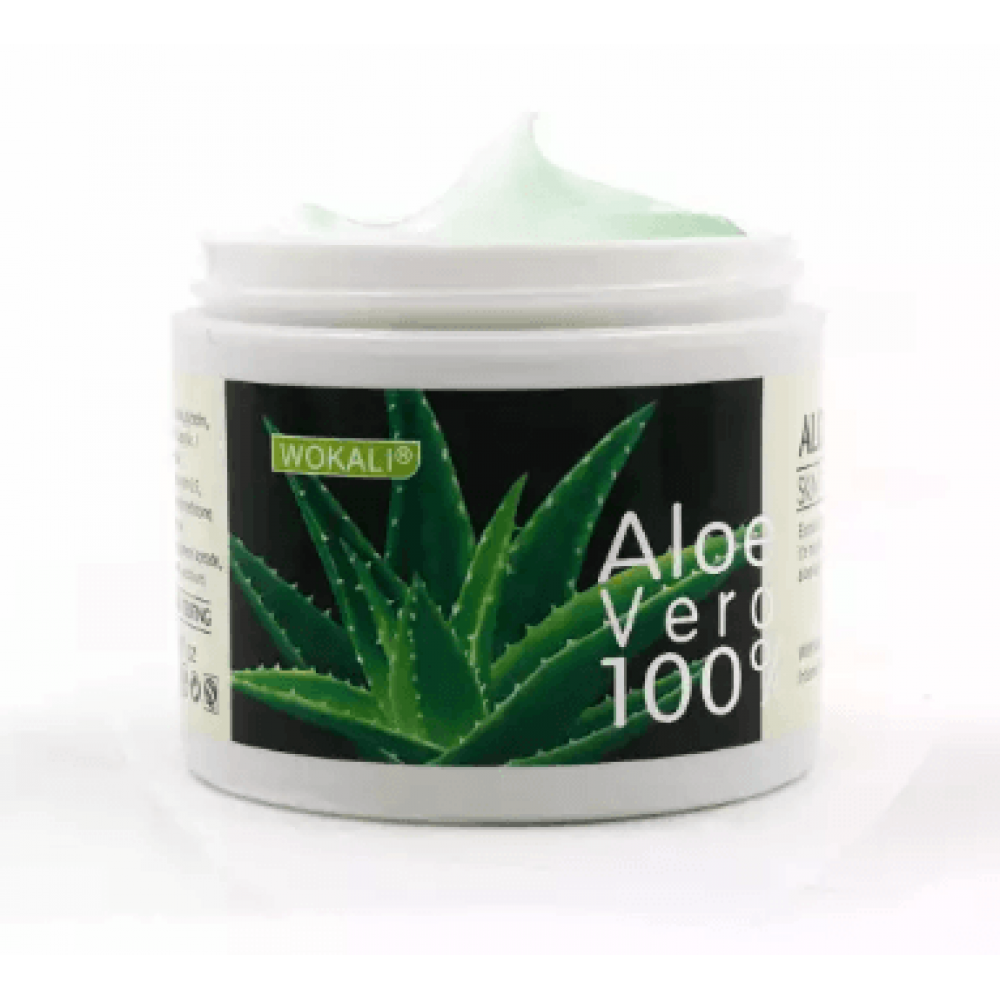 WOKALI Aloe Vera Skin care cream Κρέμα σώματος με αλόη βέρα 100% 115γρ