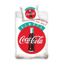 Coca Cola  Σετ  Παπλωματοθήκη Μονή με Μαξιλαροθήκη 140cm x 200c