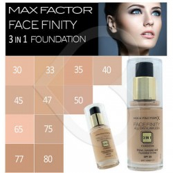Max Factor Facefinity 35 Pearl Beige 3 in 1 Foundation 30ml  - (concealer primer και βάση σε ένα make up)