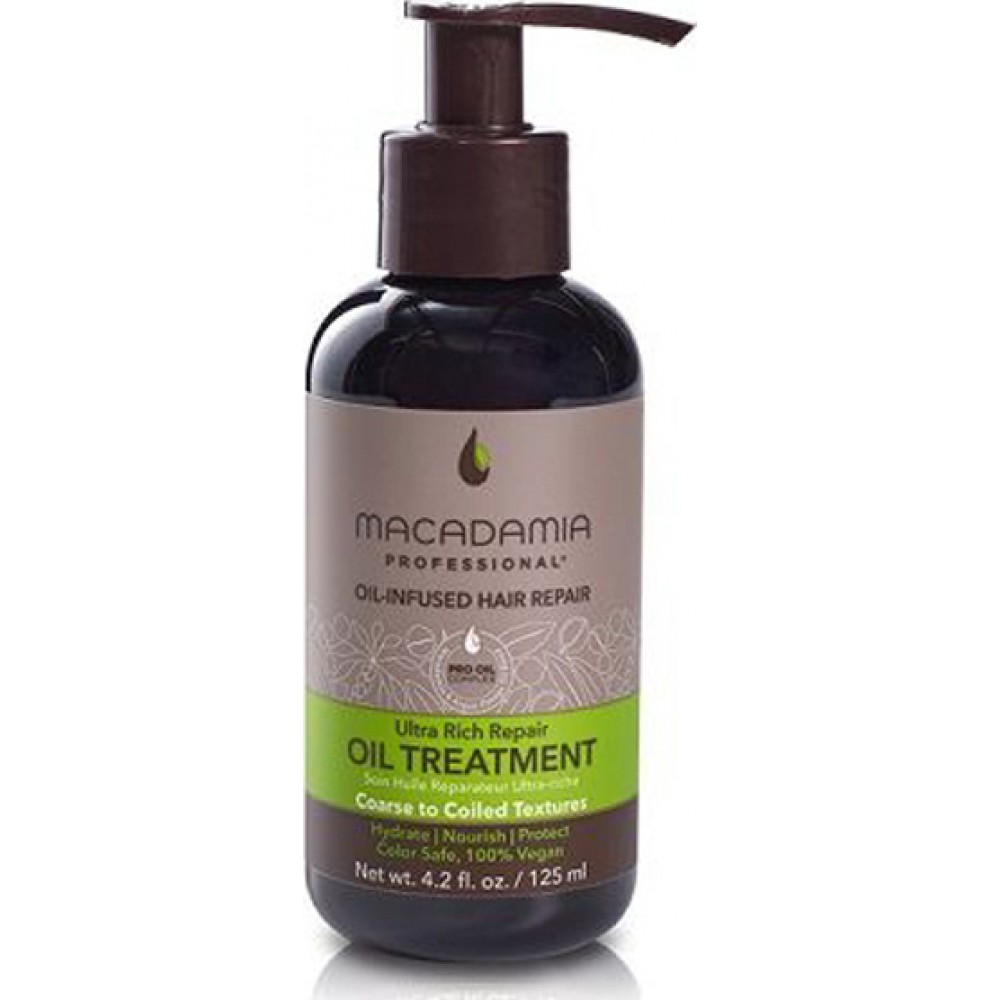 Macadamia Vegan Professional Ultra Rich Repair Oil Treatment 125ml - (θεραπευτικό έλαιο για χονδρά και δύσκολα μαλλιά)