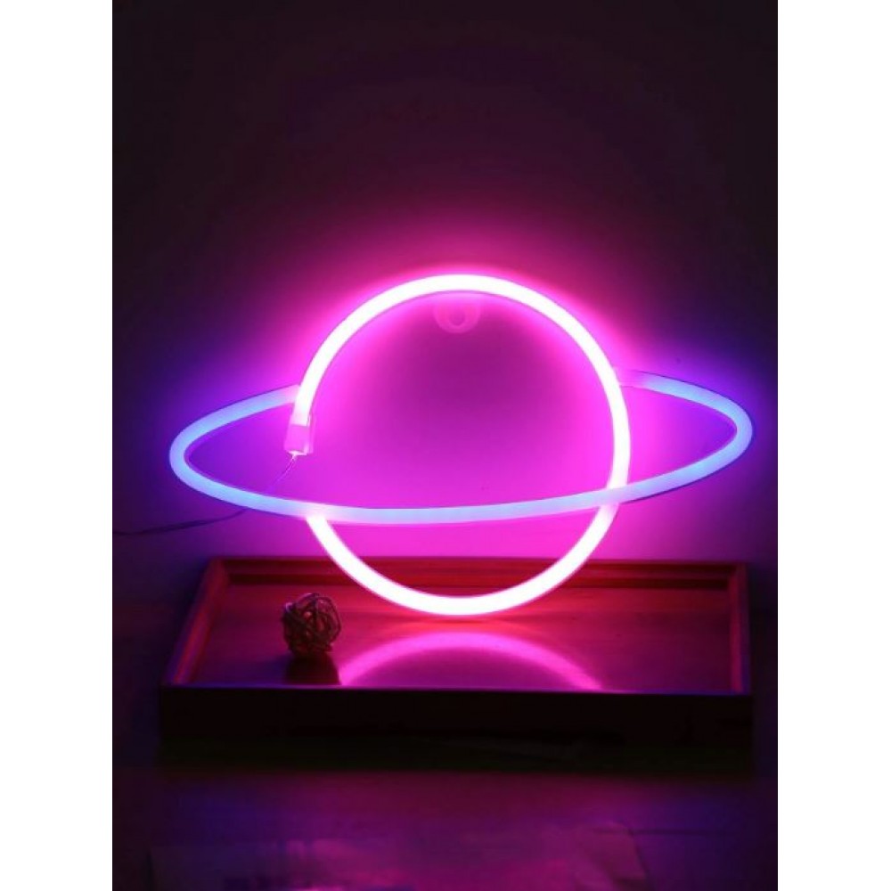 Διακοσμητικό Φωτιστικό Neon Πολύχρωμο σε σχήμα πλανήτη 