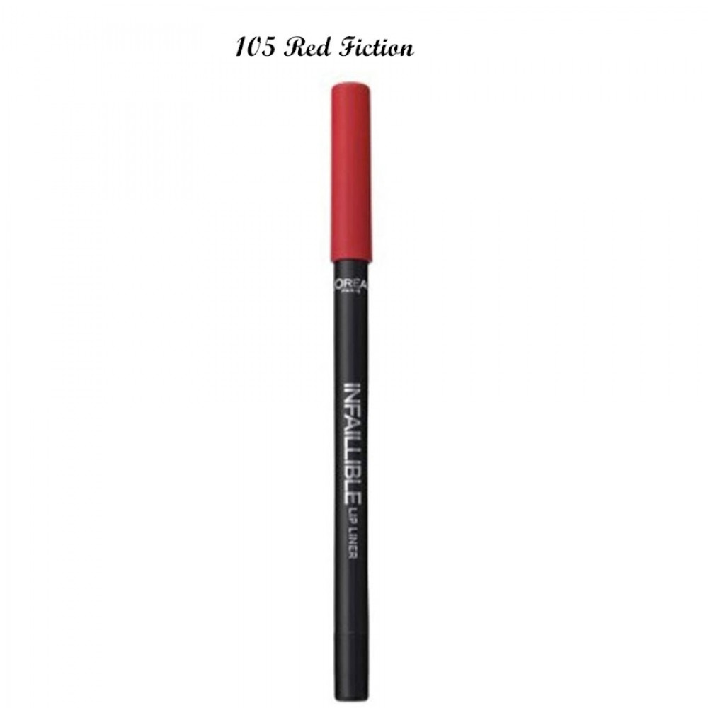 L'Oreal Paris Infaillible Lip Liner 105 Red Fiction 4.5 gr