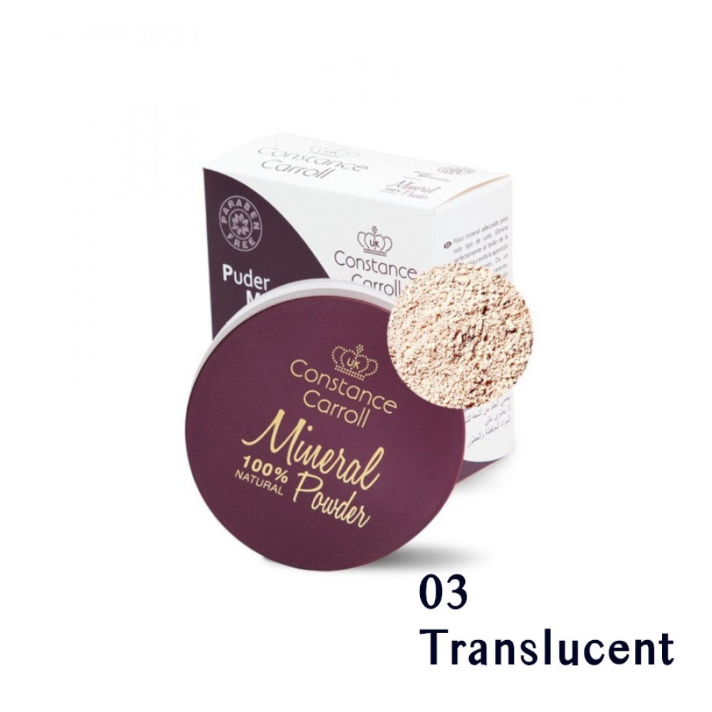 Constance Carroll UK 100% Natural Mineral Powder  no 3 translucent 10gr